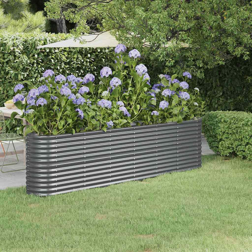 Strat înălțat grădină 260x40x68 cm oțel galvanizat - WALTI WALTI