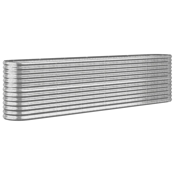 Strat înălțat grădină 260x40x68 cm oțel galvanizat WALTI