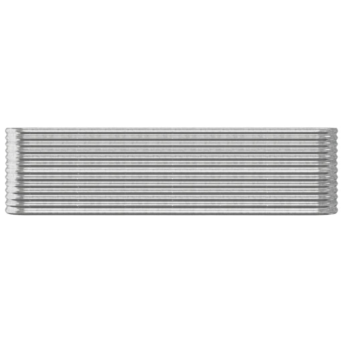 Strat înălțat grădină 260x40x68 cm oțel galvanizat WALTI
