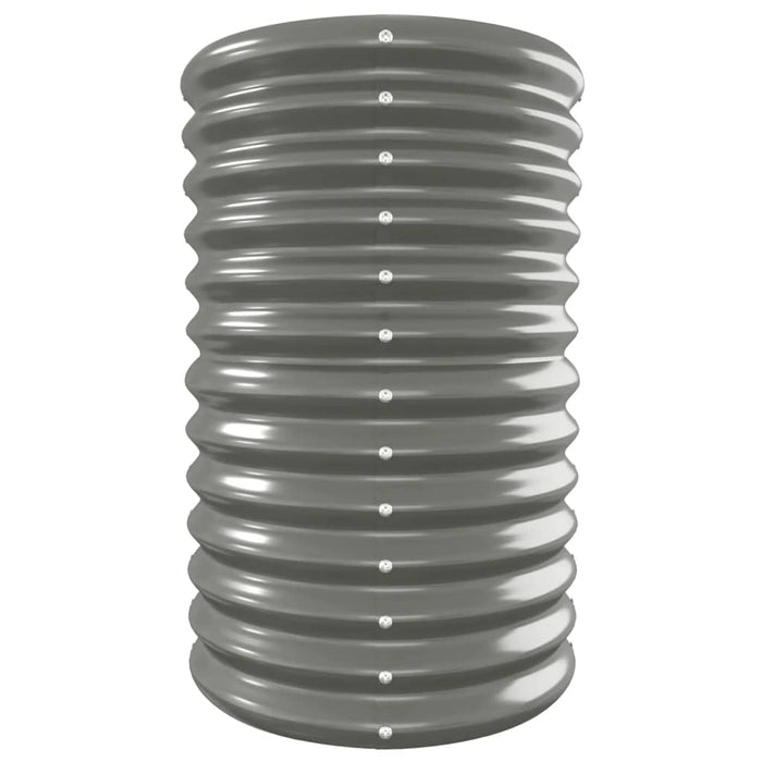 Strat înălțat grădină gri 332x40x68cm oțel galvanizat WALTI