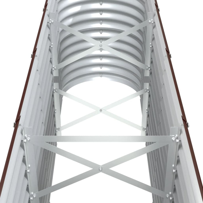 Strat înălțat grădină 332x40x68 cm oțel galvanizat WALTI