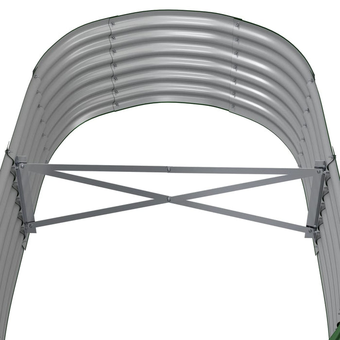 Strat înălțat grădină 152x80x36 cm oțel galvanizat WALTI