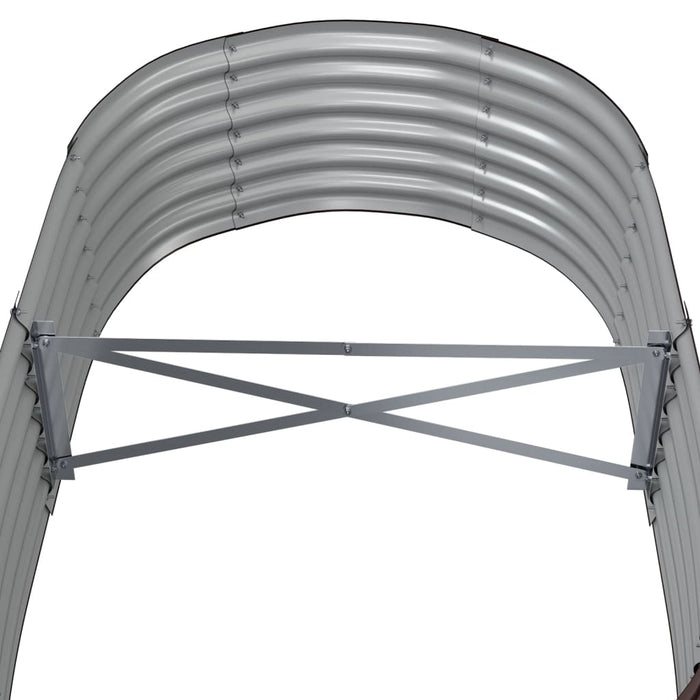 Strat înălțat grădină 152x80x36 cm oțel galvanizat WALTI