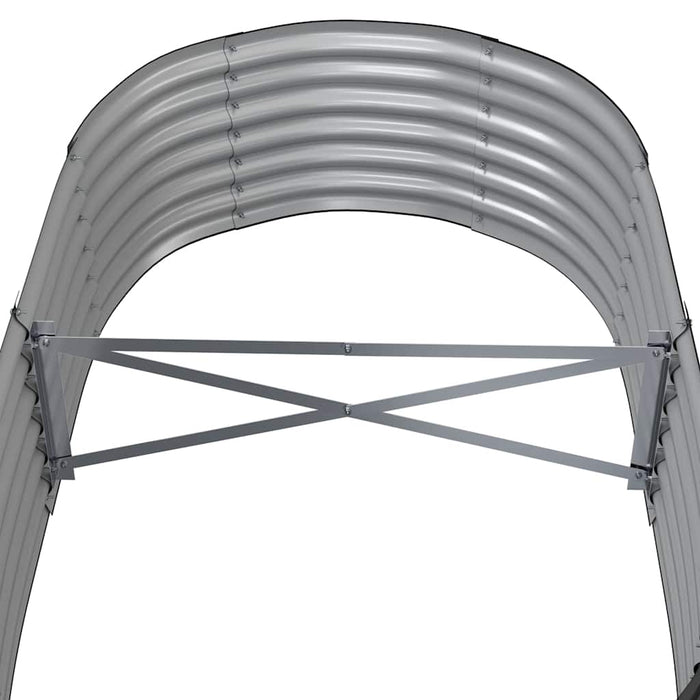 Strat înălțat grădină 152x80x36 cm oțel galvanizat WALTI