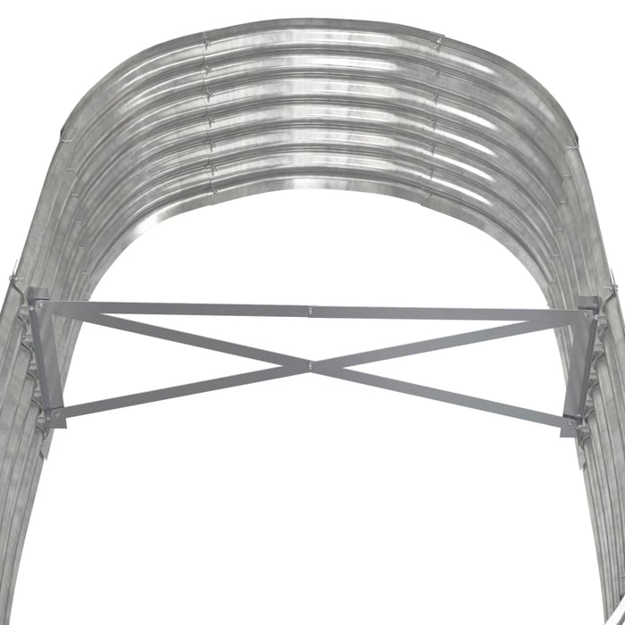 Strat înălțat grădină 152x80x36 cm oțel galvanizat WALTI