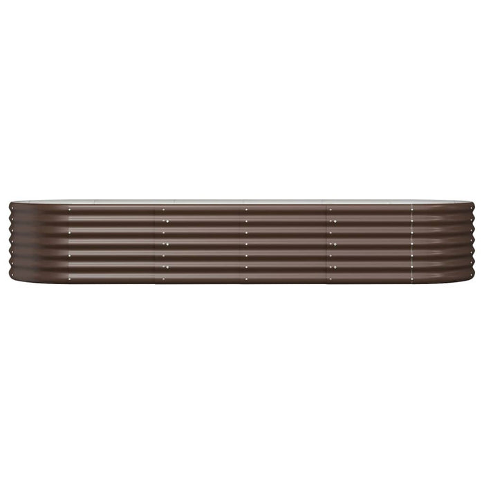 Strat înălțat grădină 224x80x36 cm oțel galvanizat WALTI