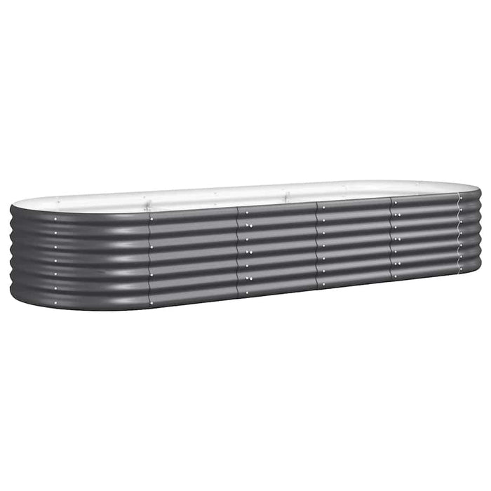 Strat înălțat grădină 224x80x36 cm oțel galvanizat WALTI