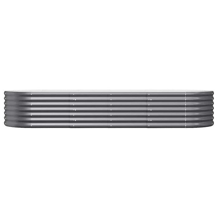 Strat înălțat grădină 224x80x36 cm oțel galvanizat WALTI