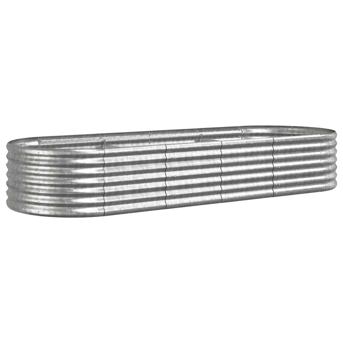 Strat înălțat grădină 224x80x36 cm oțel galvanizat WALTI