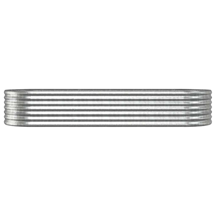 Strat înălțat grădină 224x80x36 cm oțel galvanizat WALTI