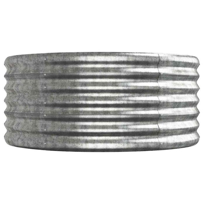Strat înălțat grădină 224x80x36 cm oțel galvanizat WALTI