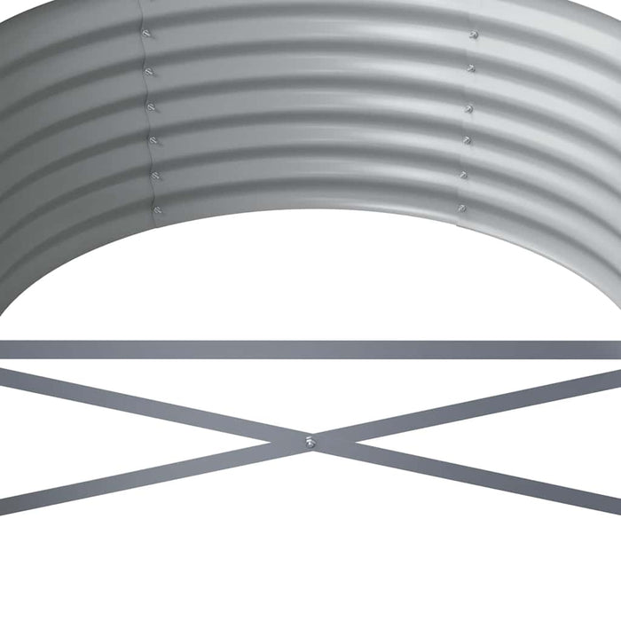 Strat înălțat grădină 224x80x36 cm oțel galvanizat WALTI