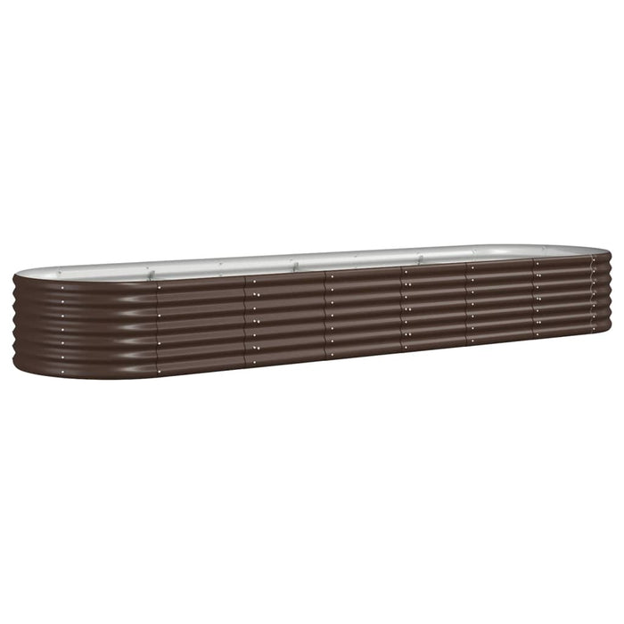 Strat înălțat grădină 296x80x36 cm oțel galvanizat WALTI