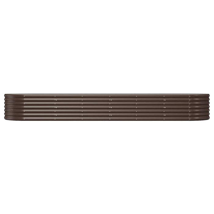 Strat înălțat grădină 296x80x36 cm oțel galvanizat WALTI