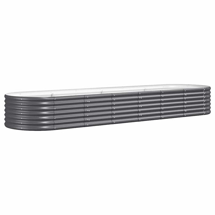 Strat înălțat grădină 296x80x36 cm oțel galvanizat WALTI