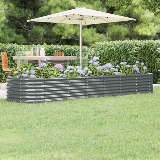 Strat înălțat grădină 296x80x36 cm oțel galvanizat - WALTI WALTI