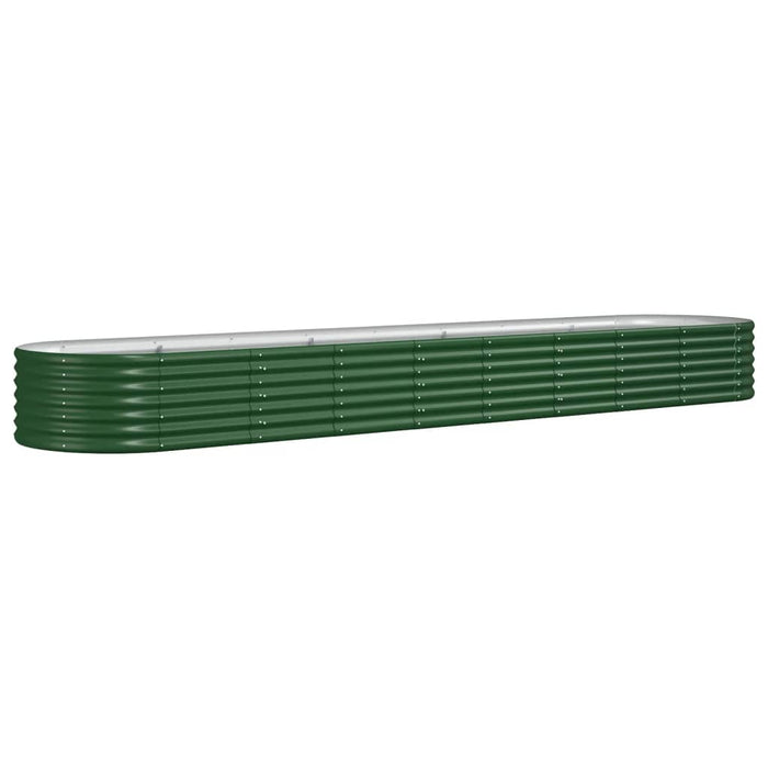 Strat înălțat grădină 368x80x36 cm oțel galvanizat WALTI