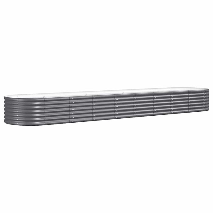 Strat înălțat grădină 368x80x36 cm oțel galvanizat WALTI