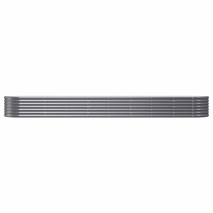 Strat înălțat grădină 368x80x36 cm oțel galvanizat WALTI