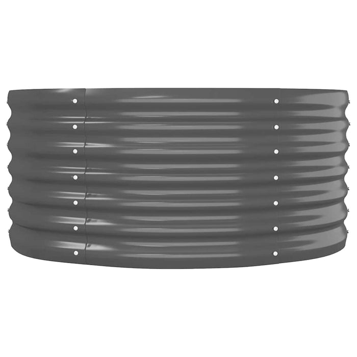 Strat înălțat grădină 368x80x36 cm oțel galvanizat WALTI