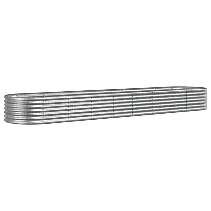 Strat înălțat grădină 368x80x36 cm oțel galvanizat WALTI