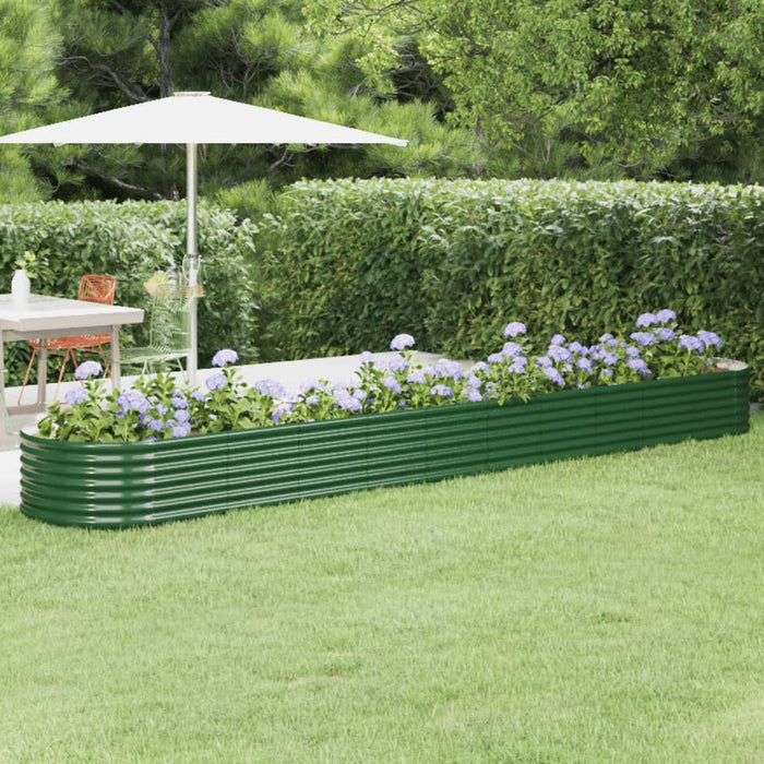 Strat înălțat grădină440x80x36 cm oțel galvanizat - WALTI WALTI