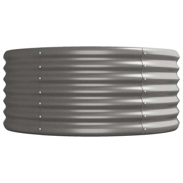 Strat înălțat grădină gri 440x80x36cm oțel galvanizat WALTI