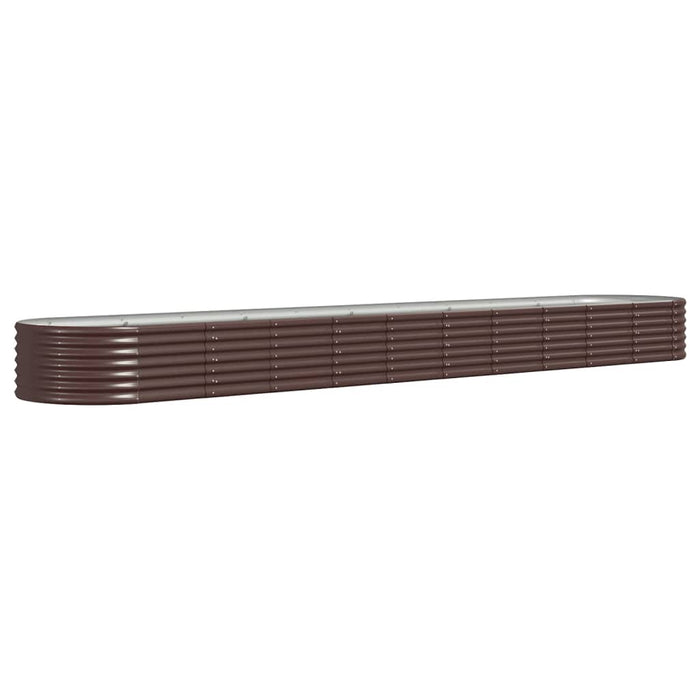 Strat înălțat grădină 440x80x36 cm oțel galvanizat WALTI