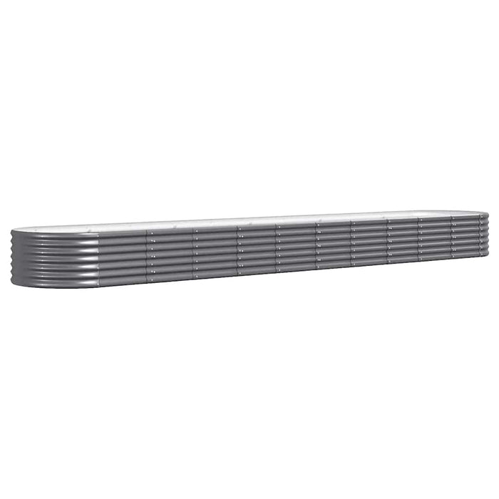 Strat înălțat grădină 440x80x36 cm oțel galvanizat WALTI