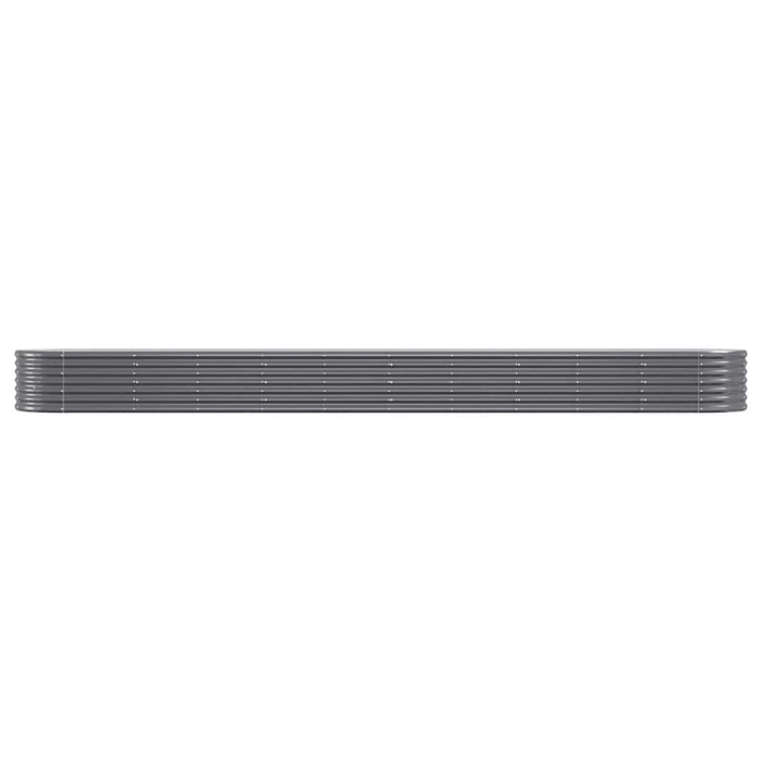 Strat înălțat grădină 440x80x36 cm oțel galvanizat WALTI