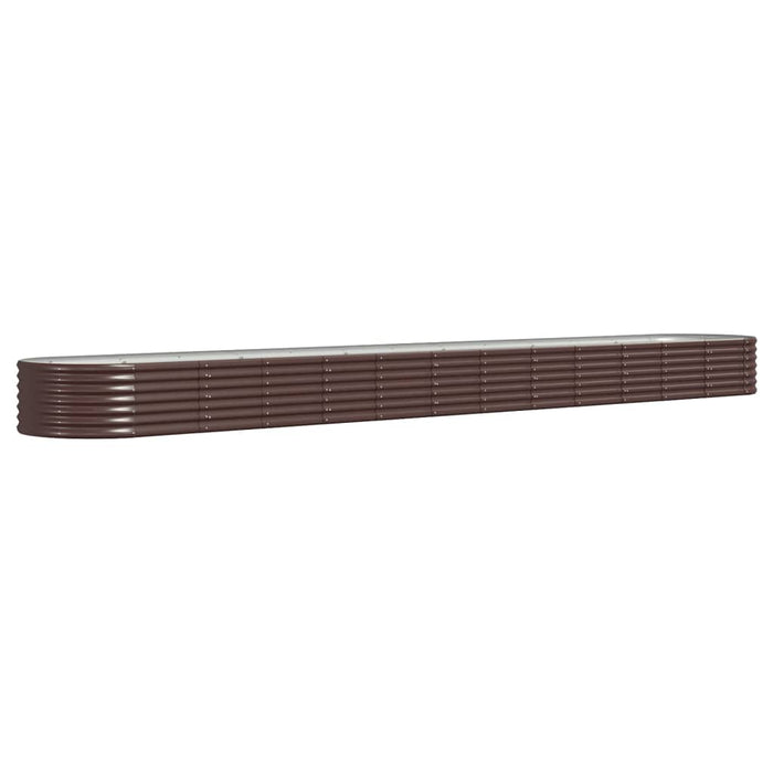 Strat înălțat grădină 512x80x36 cm oțel galvanizat WALTI