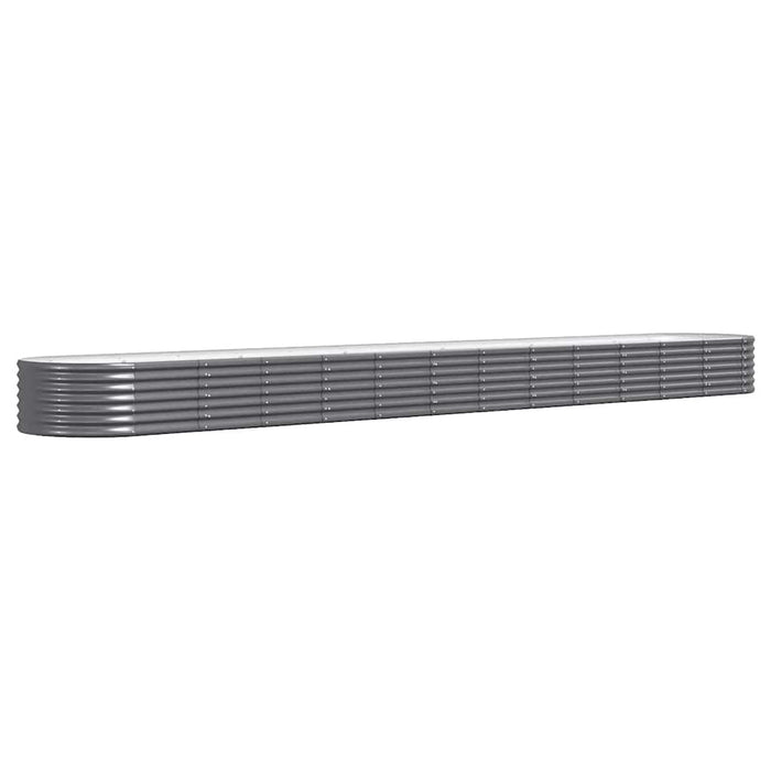 Strat înălțat grădină 512x80x36 cm oțel galvanizat WALTI