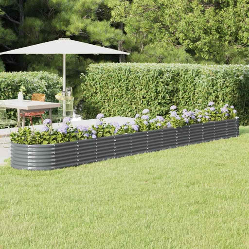 Strat înălțat grădină 512x80x36 cm oțel galvanizat - WALTI WALTI