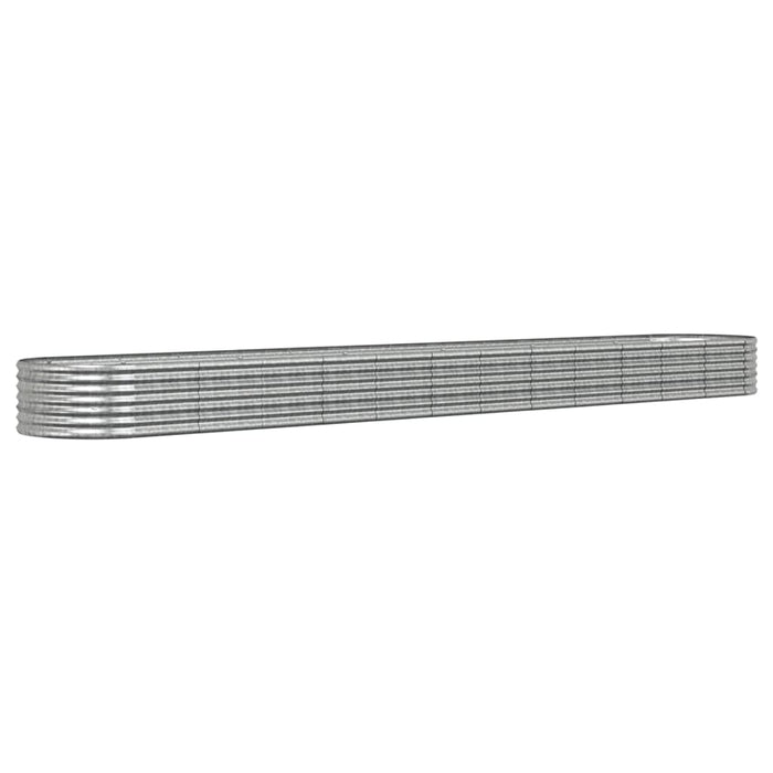 Strat înălțat grădină 512x80x36 cm oțel galvanizat WALTI