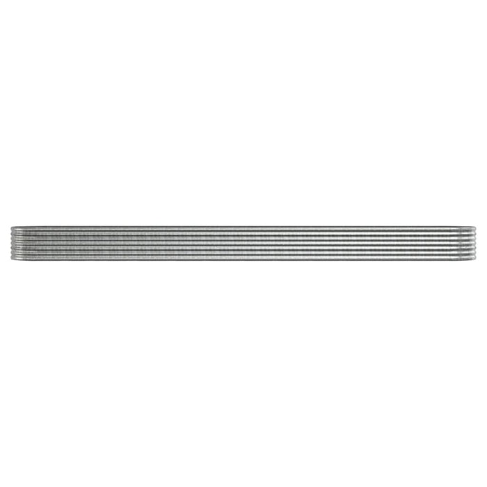 Strat înălțat grădină 512x80x36 cm oțel galvanizat WALTI