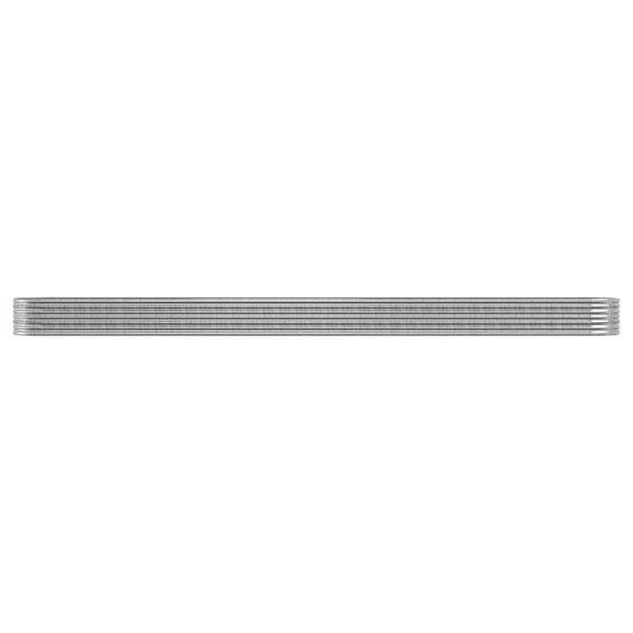 Strat înălțat grădină 620x80x36 cm oțel galvanizat WALTI