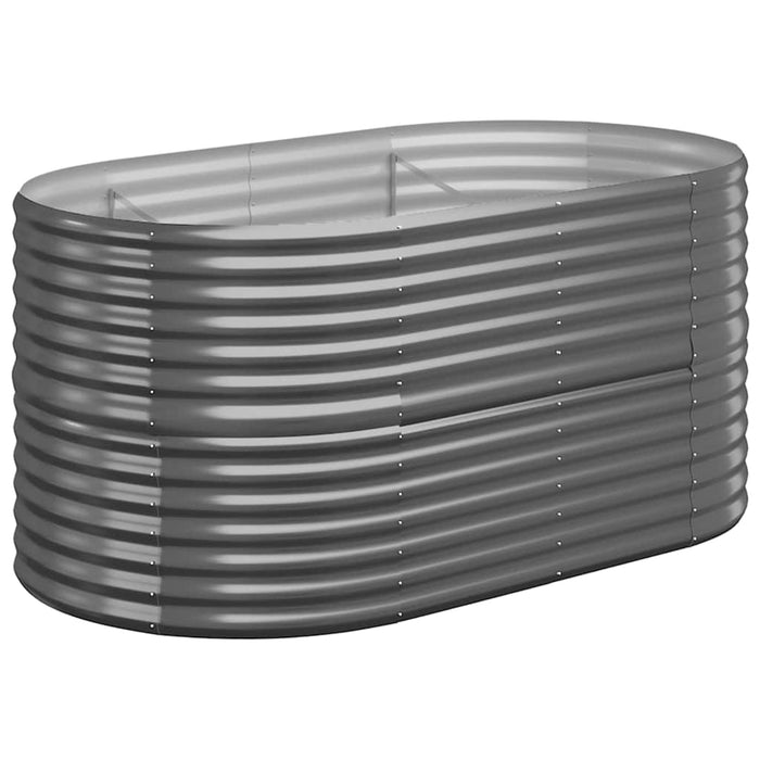 Strat înălțat grădină 152x80x68 cm oțel galvanizat WALTI