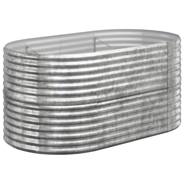 Strat înălțat grădină 152x80x68 cm oțel galvanizat - WALTI WALTI