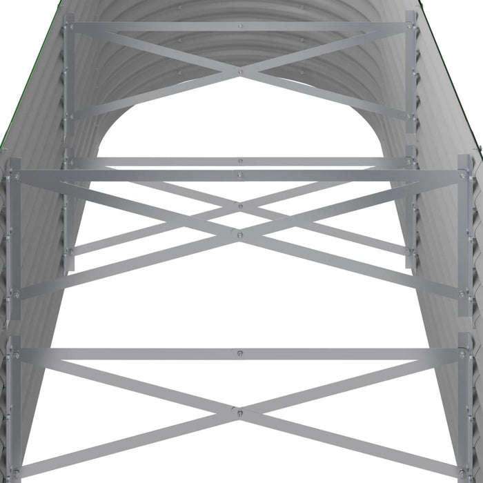 Strat înălțat grădină 224x80x68 cm oțel galvanizat WALTI