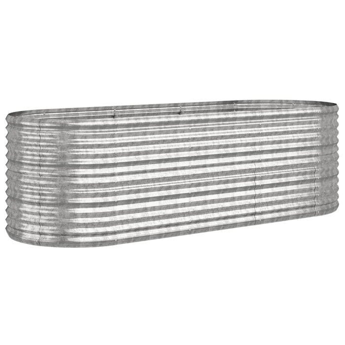Strat înălțat grădină 224x80x68 cm oțel galvanizat WALTI