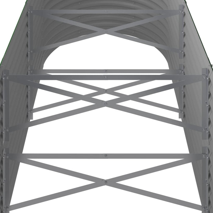 Strat înălțat grădină 296x80x68 cm oțel galvanizat WALTI