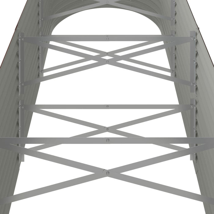 Strat înălțat grădină 296x80x68 cm oțel galvanizat WALTI