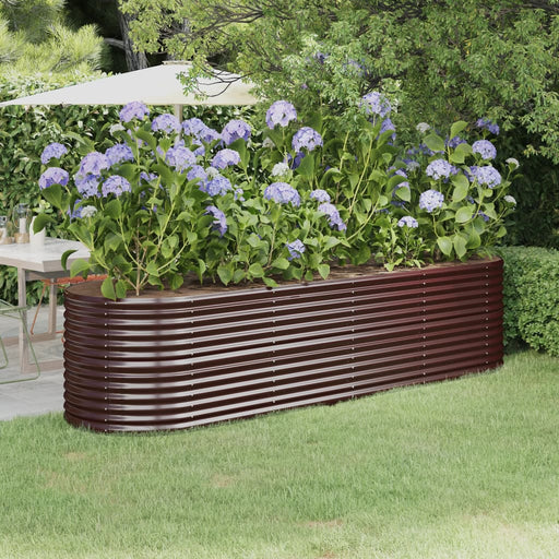Strat înălțat grădină 296x80x68 cm oțel galvanizat - WALTI WALTI