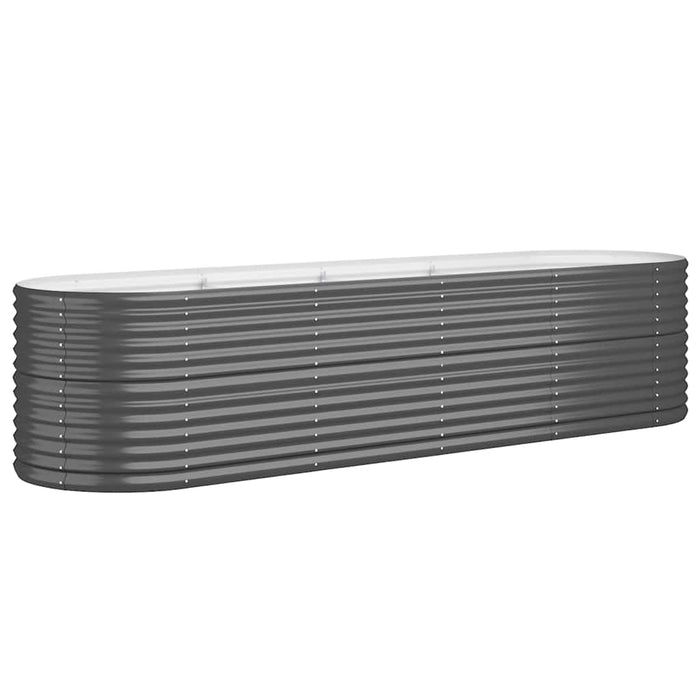 Strat înălțat grădină 296x80x68 cm oțel galvanizat WALTI