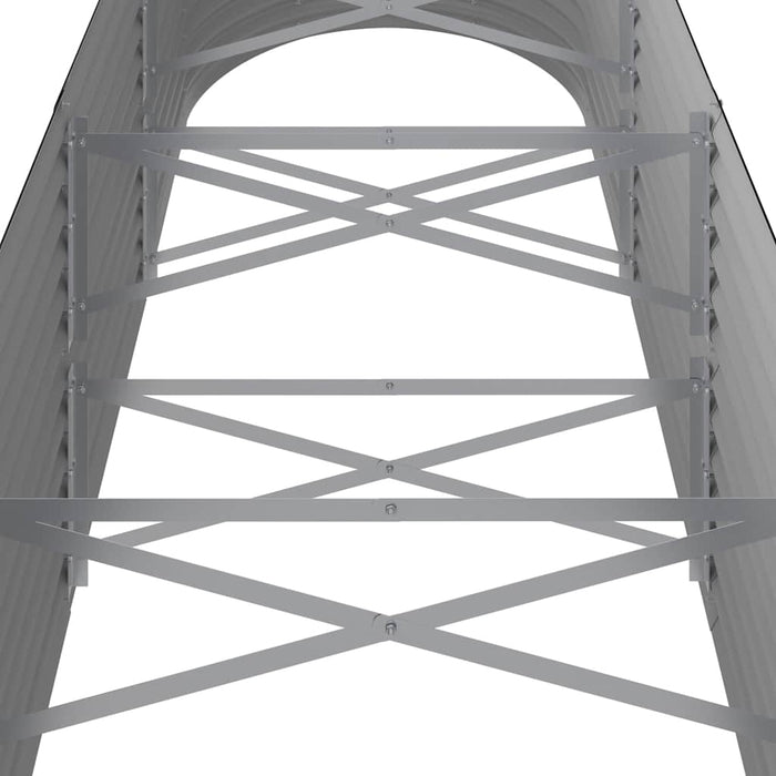 Strat înălțat grădină 296x80x68 cm oțel galvanizat WALTI