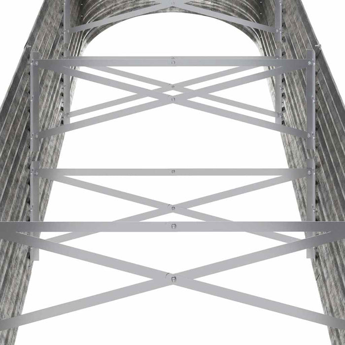 Strat înălțat grădină 296x80x68 cm oțel galvanizat - WALTI WALTI