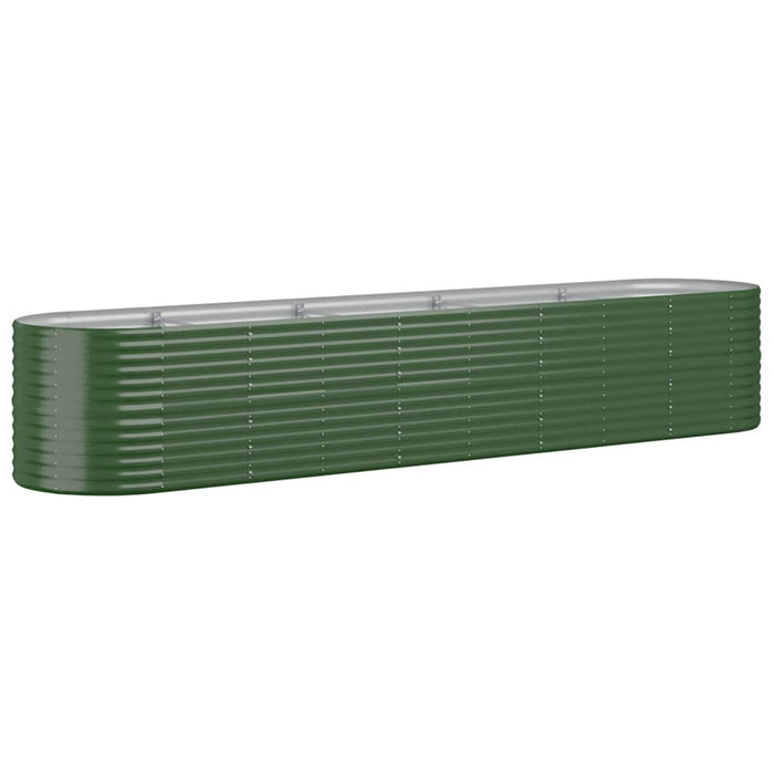 Strat înălțat grădină 368x80x68 cm oțel galvanizat WALTI