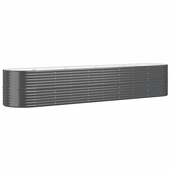 Strat înălțat grădină 368x80x68 cm oțel galvanizat WALTI