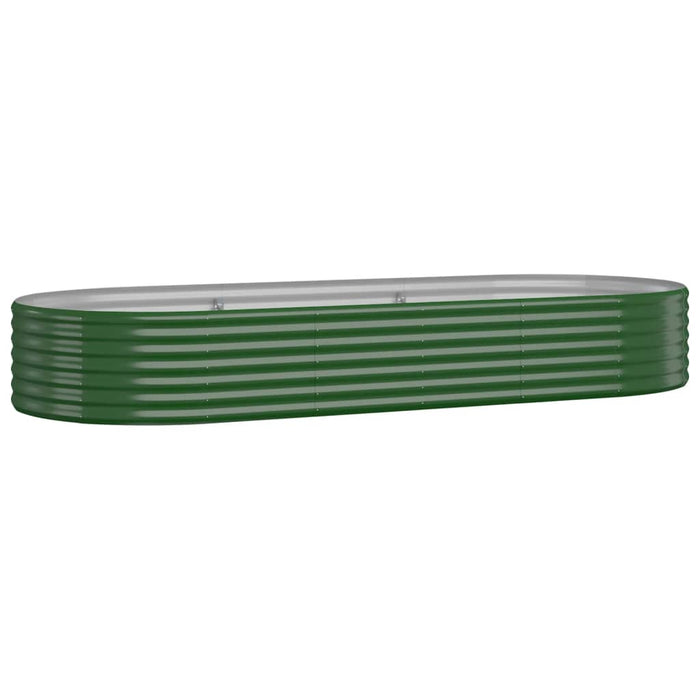 Strat înălțat grădină 249x100x36 cm oțel galvanizat WALTI