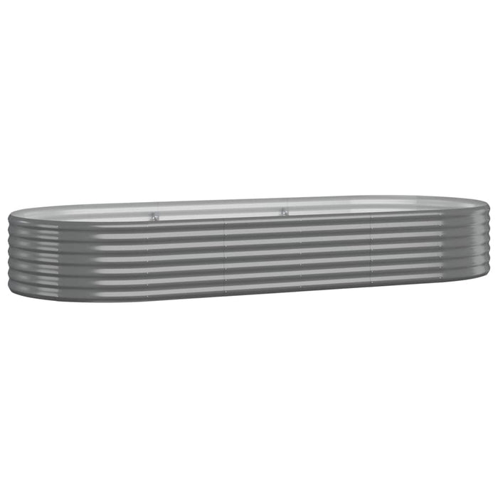 Strat înălțat grădină 249x100x36 cm oțel galvanizat WALTI